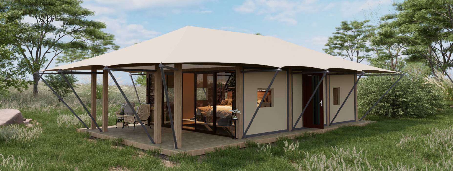 鹤岗户外酒店帐篷厂家